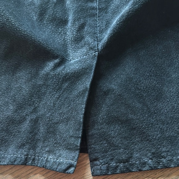 The Limited Vintage Black Suede Leather Skirt Knee-length - Picture 6 of 6